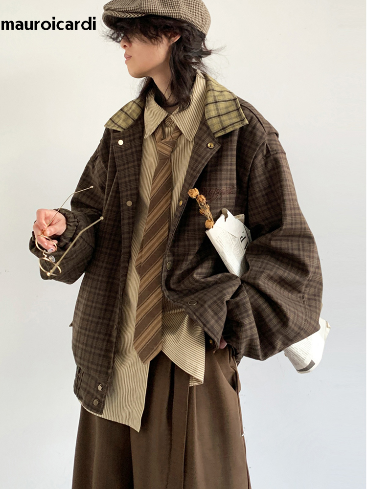 Japan Lifestyle And Culture - Mauroicardi Spring Autumn Oversized Colorful Patchwork