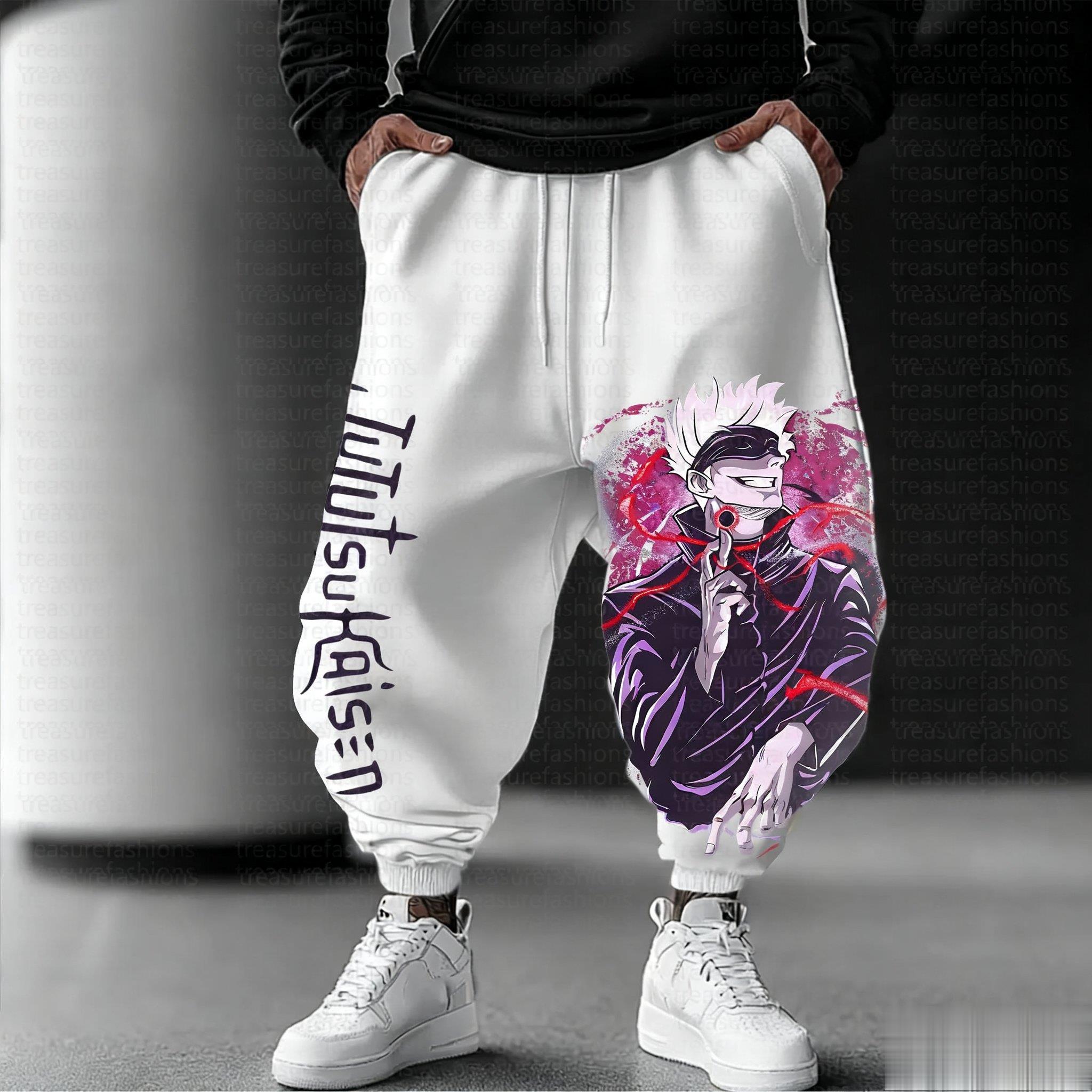 Jujutsu Kaisen Men Jogging Pan - Japan Lifestyle And Culture recension och pris