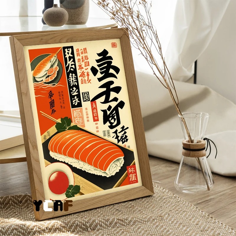 Vintage Japanese Food Poster C - Japanese Lifestyle And Food recension och pris