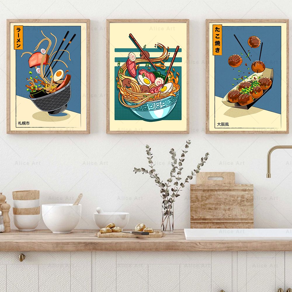 Japanese Style Poster Kitchen  - Japanese Lifestyle And Food recension och pris