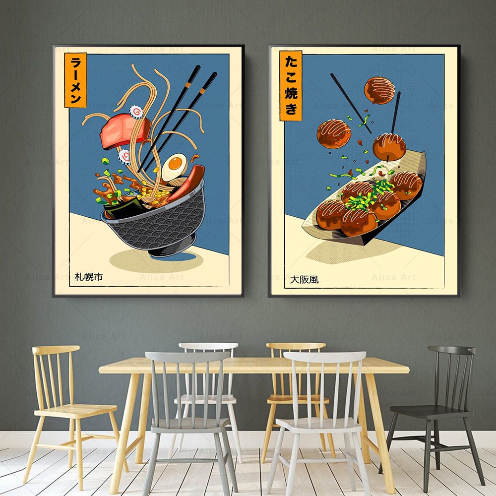 Japanese Style Poster Kitchen  - Japanese Lifestyle And Food recension och pris