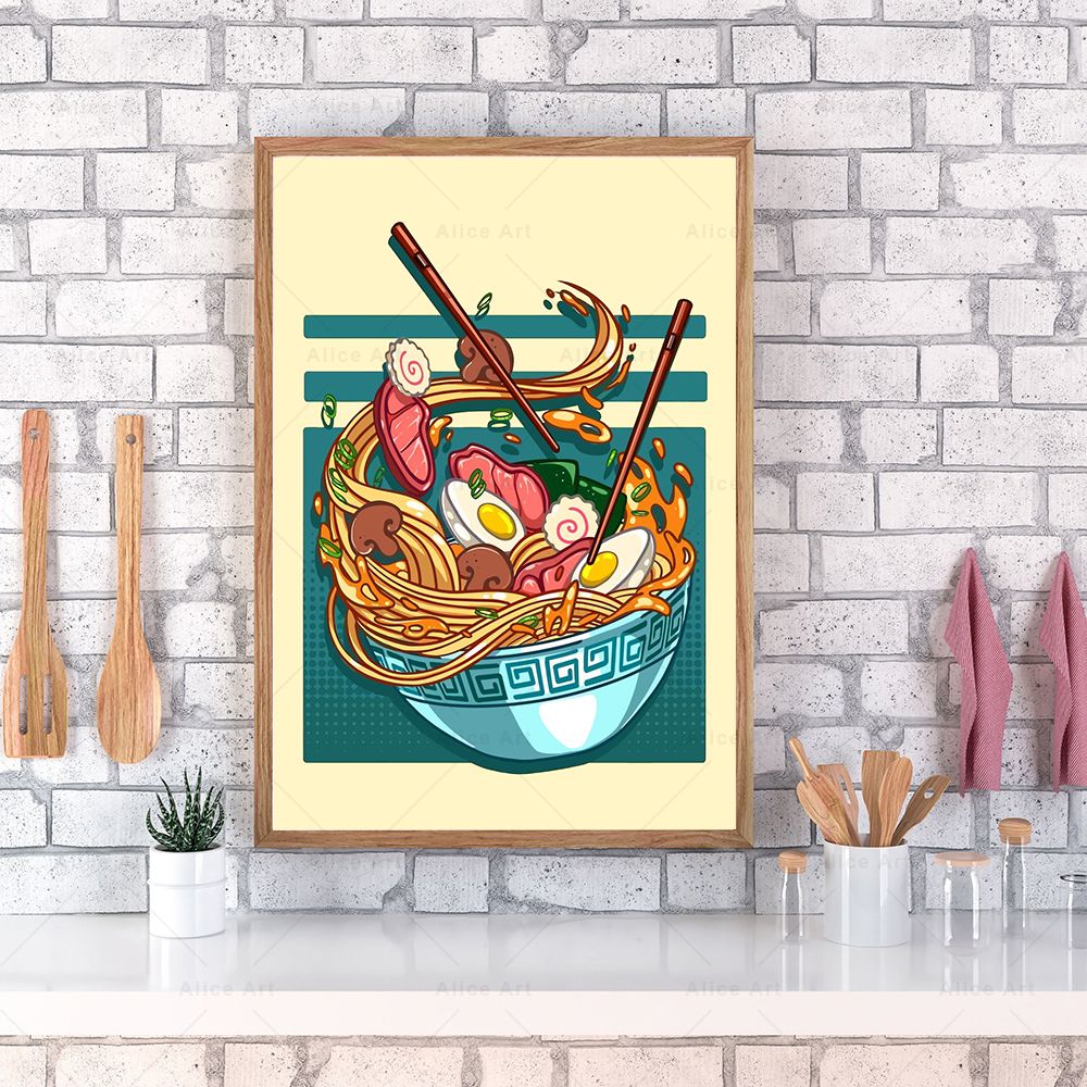 Japanese Style Poster Kitchen  - Japanese Lifestyle And Food recension och pris