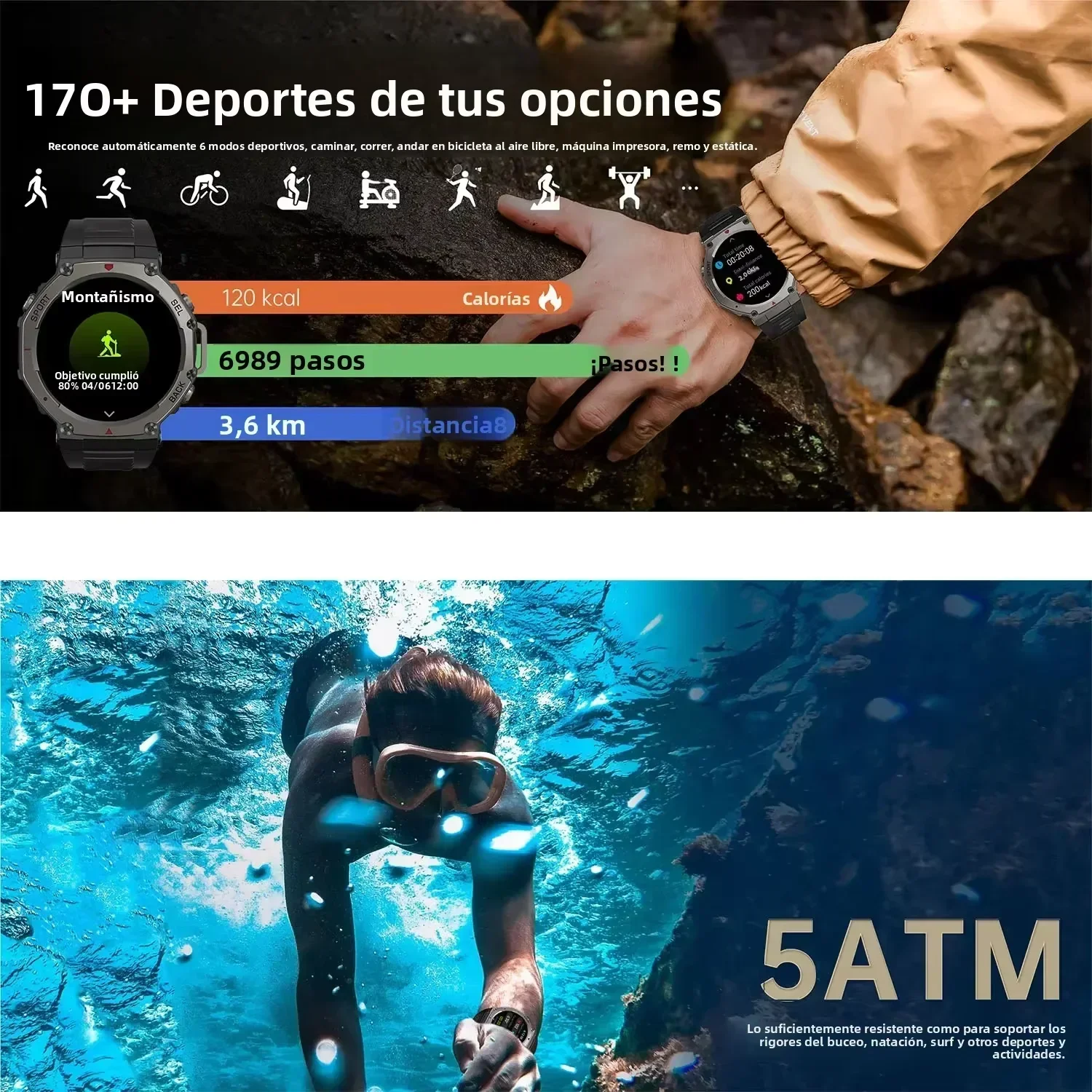 Men's Smart Watch GPS AMOLED T - Japanese Active Lifestyle recension och pris