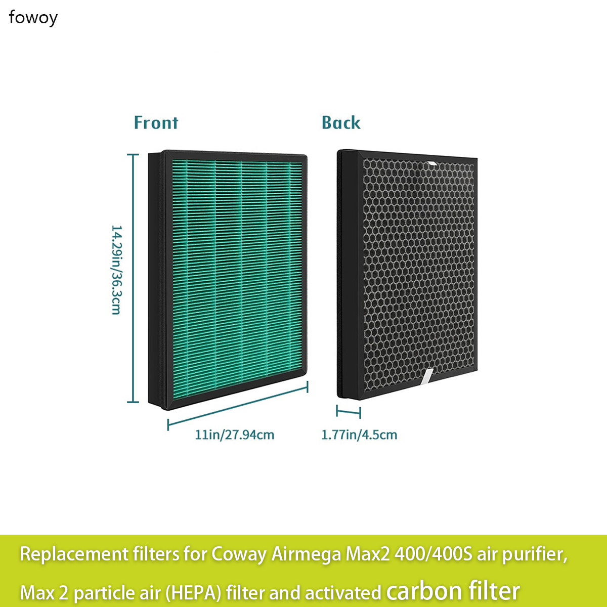 Replacement Filters for Coway  - Coway Air Purifier Airmega 400 recension och pris