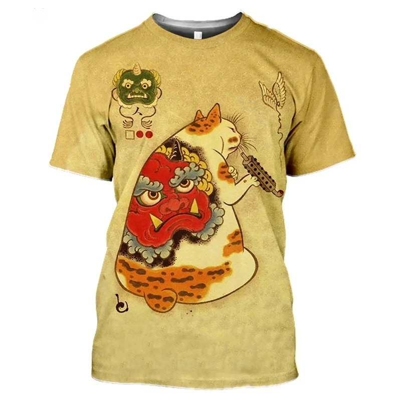 Japanese Kong Fu Cat Tattoo T- - Japan Lifestyle And Culture recension och pris