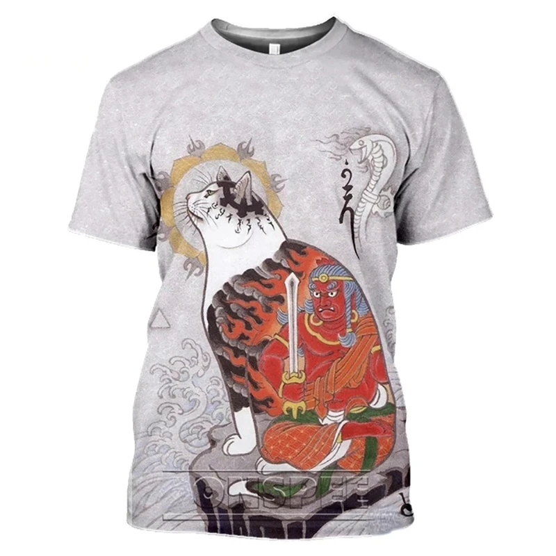 Japanese Kong Fu Cat Tattoo T- - Japan Lifestyle And Culture recension och pris